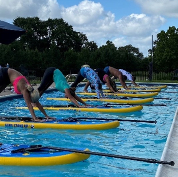 paddle-board